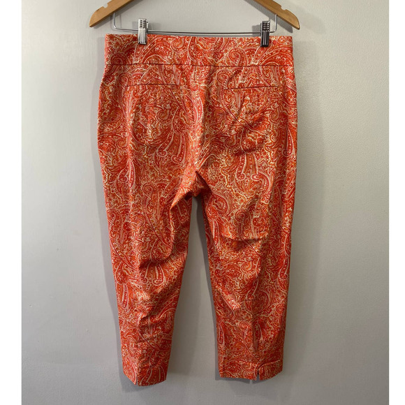 Talbots Women's Orange Crop Pant Size 6 - Picture 2 of 3